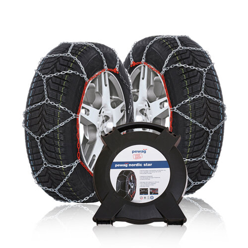 Pewag Nordic Star Schneeketten 9mm Renault Twingo 2014 - 2021 f&uuml;r Ihre Reifengr&ouml;&szlig;e 185/60R15