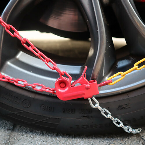 PerfectFit Schneeketten 9mm Porsche Cayman 2013 - 2016 f&uuml;r Ihre Reifengr&ouml;&szlig;e 265/45R18