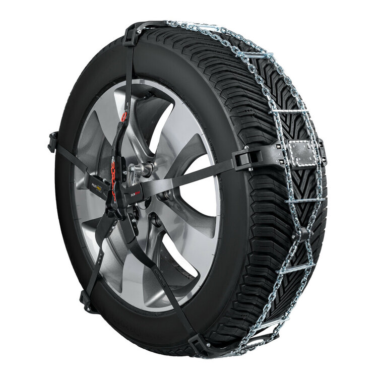 Snowdrive Lauffl&auml;chen Schneeketten Skoda Elroq ab 2025 f&uuml;r Ihre Reifengr&ouml;&szlig;e 255/40R21